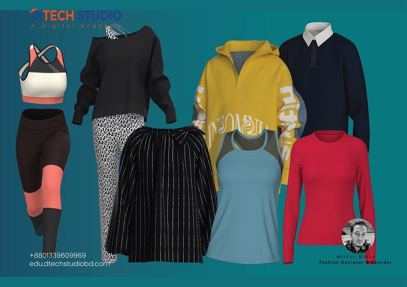 d tech studio-CLO 3D-graphics-cad pattern-textile-erchandising